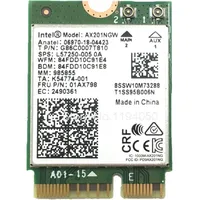 Intel Intel® Wi-Fi 6 AX201 M.2 non vPro WLAN-Adapter