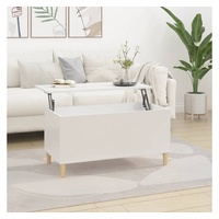 VidaXL Couchtisch Hochglanz-Weiß 90x44,5x45 cm Holzwerkstoff