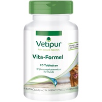 Vetipur Vita-Formel - 90 Tabletten - Rundumversorgung mit Ginseng,