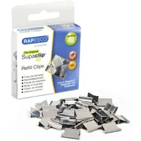 Rapesco 50 RAPESCO® Supaclips silber 1,6 cm