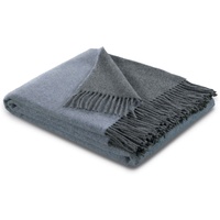 Biederlack Tagesdecke blau-grau 130 x 170 cm