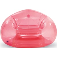 Intex "TRANSPARENT BEANLESS BAG CHAIR" rosa