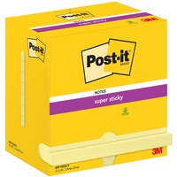 Post-it Super Sticky Notes, 127x76mm 90 Blatt gelb VE=12