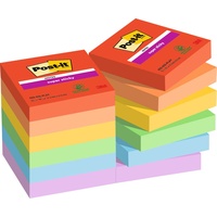 Post-it Super Sticky Notes Playful Collection, 12 Stück