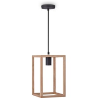 Paco Home Pendelleuchte Wohnzimmer Esszimmer Modern Holz Einflammig E27