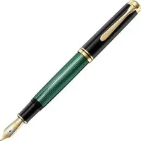 Pelikan Souverän M800 Kolbenfüller schwarz/grün/gold F (fein), 1 St.