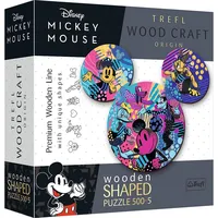 Trefl Holz Puzzle Sonderform 500 + 5 - Mickey
