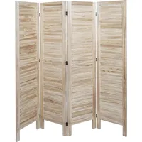 MCW Paravent MCW-G30, Trennwand Sichtschutz Raumteiler, Shabby-Look 170x162cm ~