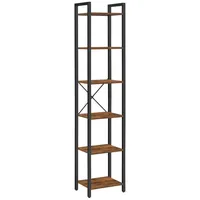 VASAGLE Bücherregal braun, schwarz 40,0 x 30,0 x 187,5