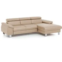 Roller Ecksofa - biscuit - Kopfteilverstellung - Recamiere rechts