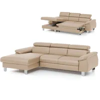Roller Ecksofa - biscuit - Liegefunktion - Recamiere links