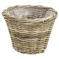 Dehner Rattan Planztopf, Ø 35 cm, Höhe 25 cm,