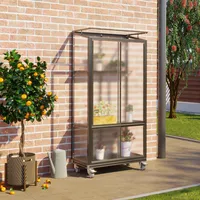 Vitavia Polis Gewächshaus Schwarz HKP 4 mm 0,35 m2