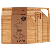 Pandoo Schneidebr. Bamb.28x22, Braun
