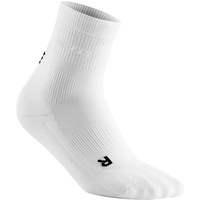 CEP Damen Classic All White Socks Mid Cut weiß