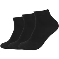 CAMANO Soft Quarter Socken 0005 | black 47-49