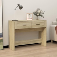 VidaXL Konsolentisch Sonoma-Eiche 100x39x75 cm Holzwerkstoff