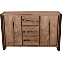SIT Möbel Sideboard 140 x 90 cm Schwarz /
