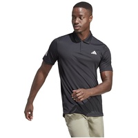 Adidas Club 3-Streifen Tennis Poloshirt Black S