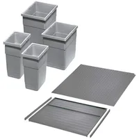 SO-Tech Ninka Abfalltrennsystem eins2vier 13,5 l Grau