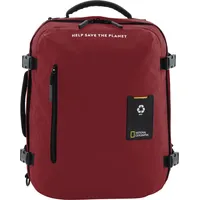 National Geographic Rucksack OCEAN Hergestellt aus recycelten PET-Flaschen Red