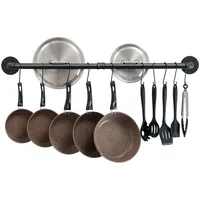 OROPY küchenregal - 97cm Industrieller Stil Wandmontage Hängeleisten für