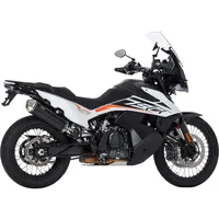 Shark exhaust DSX-5 Aluminium eloxiert/Endkappe Edelstahl poliert schwarz schwarz