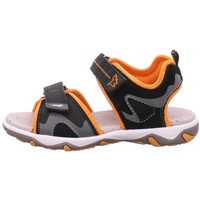 Superfit Jungen Mike 3.0 Sandale, Schwarz Orange 0010, 33