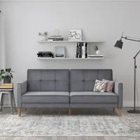 Dorel home 3-Sitzer »Lilly«, Bett-Funktion, Rückenlehne 3-fach verstellbar, Sitzhöhe