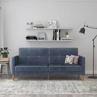 Dorel home 3-Sitzer »Lilly«, Bett-Funktion, Rückenlehne 3-fach verstellbar, Sitzhöhe
