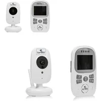 Lorelli Babyphone Safeness, Nachtsicht, 2,4 " LCD-Farbdisplay, Temperaturanzeige weiß