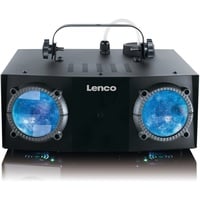 Lenco LFM-110BK - 2-in-1 Partymaschine mit Dual-Matrix-RG 8-Lichtern und
