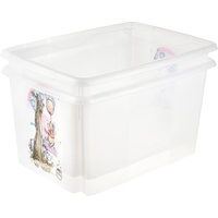 KEEEPER Winnie Puuh Aufbewahrungsbox mit Deckel, Dreh- und stapelbar,