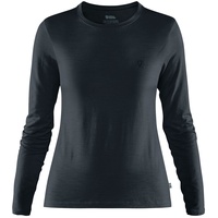 Fjällräven Abisko Wool Ls Sweatshirt, Dark Navy, XXS EU