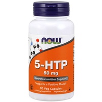 NOW Foods 5-HTP 50 mg 90 pflanzliche Kapseln