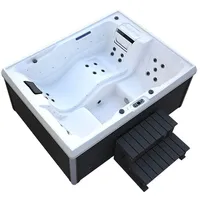 Home Deluxe Whirlpool Stream - Mit Treppe und Thermoabdeckung