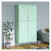VidaXL Kleiderschrank Minzgrün 90x50x180 cm Stahl
