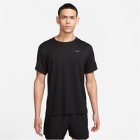 Nike Dri-FIT UV Miler kurzarm Laufshirt Herren 010 black/reflective