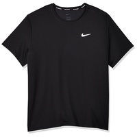Nike Dri-FIT UV Miler kurzarm Laufshirt Herren 010 black/reflective