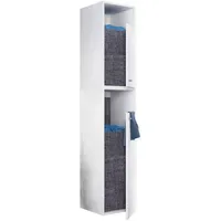 VCM Dreso XL Hochschrank 40 x 184 cm Weiß