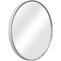 [en.casa] Wandspiegel, Silber, Glas, Rund, 50x2.8x50 cm, Spiegel, Wandspiegel