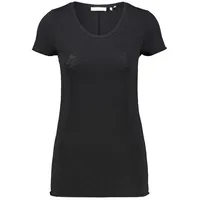 RICH & ROYAL Damen Shirt SLUB Kurzarm schwarz (15),