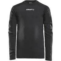 Craft Pro Control langarm Kompressionsshirt Kinder 999000 black 146/152
