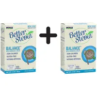 NOW Foods Better Stevia, Balance with Inulin 100 St