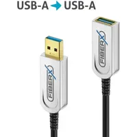 FIBERX Series - USB 3.1 Glasfaser Verlängerungskabel - 5m
