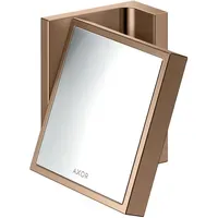Hansgrohe Rasierspiegel Axor Universal Rectangular neigbar, Wandmontage, polished red