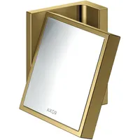 Hansgrohe Rasierspiegel Axor Universal Rectangular neigbar, Wandmont., polished gold
