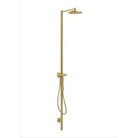 Axor Starck Nature Duschsäule mit Kopfbrause 240 1jet, Brushed