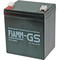 Fiamm 12FGH23 12V 5Ah Blei-Vlies Akku / Blei Akku