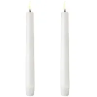 UYuni LED Tafelkerze 20 cm weiß 2 St.